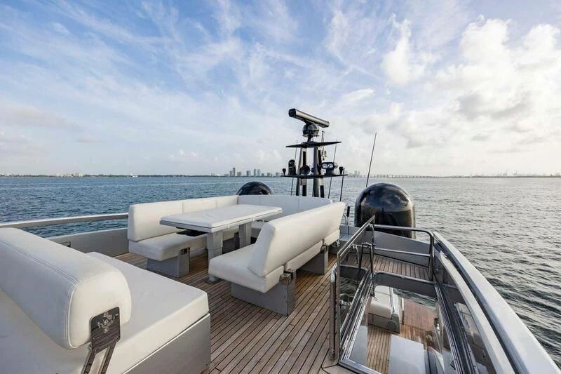 a boat on the water aboard CERSEI Yacht for Sale