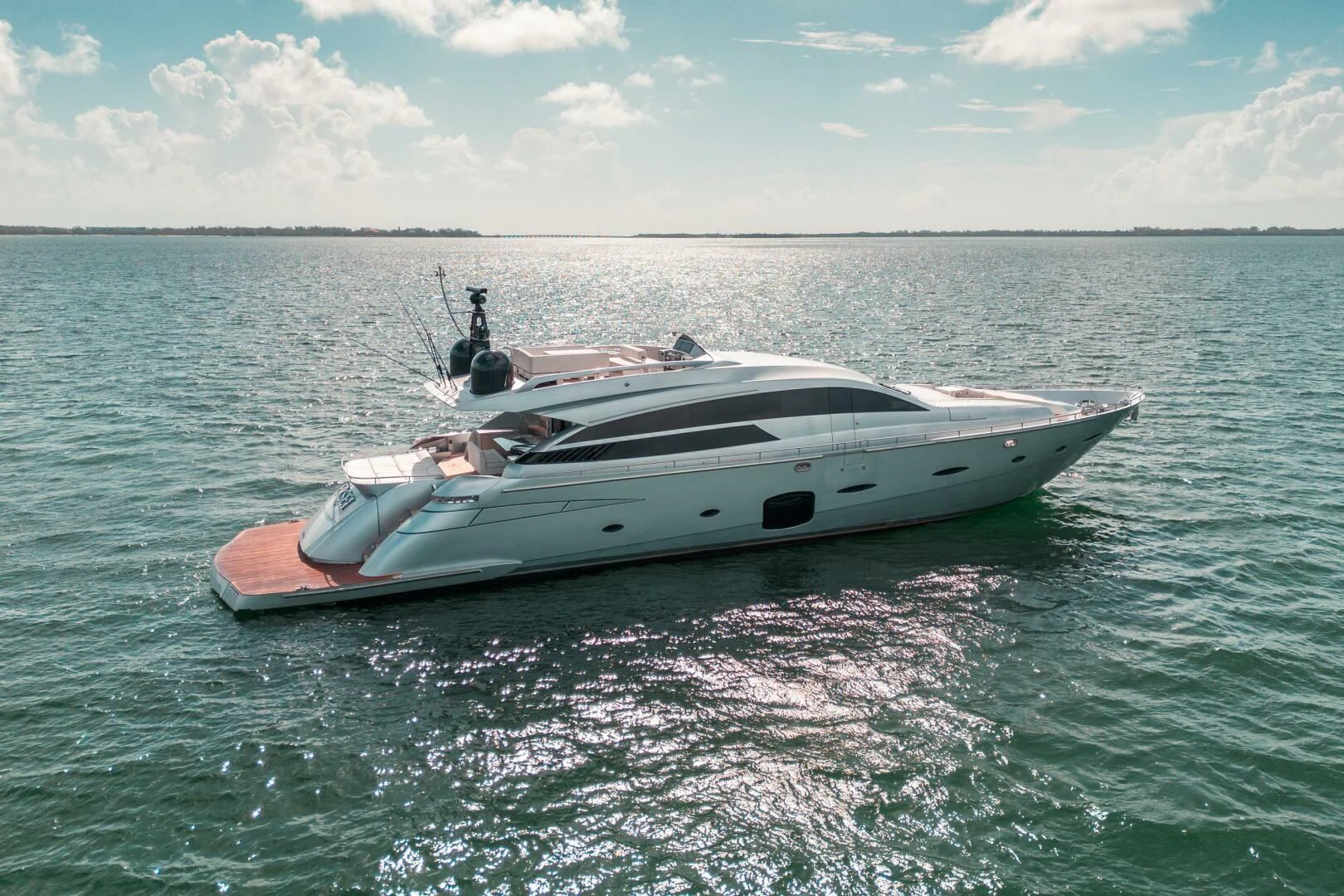 a boat in the water aboard CERSEI Yacht for Sale
