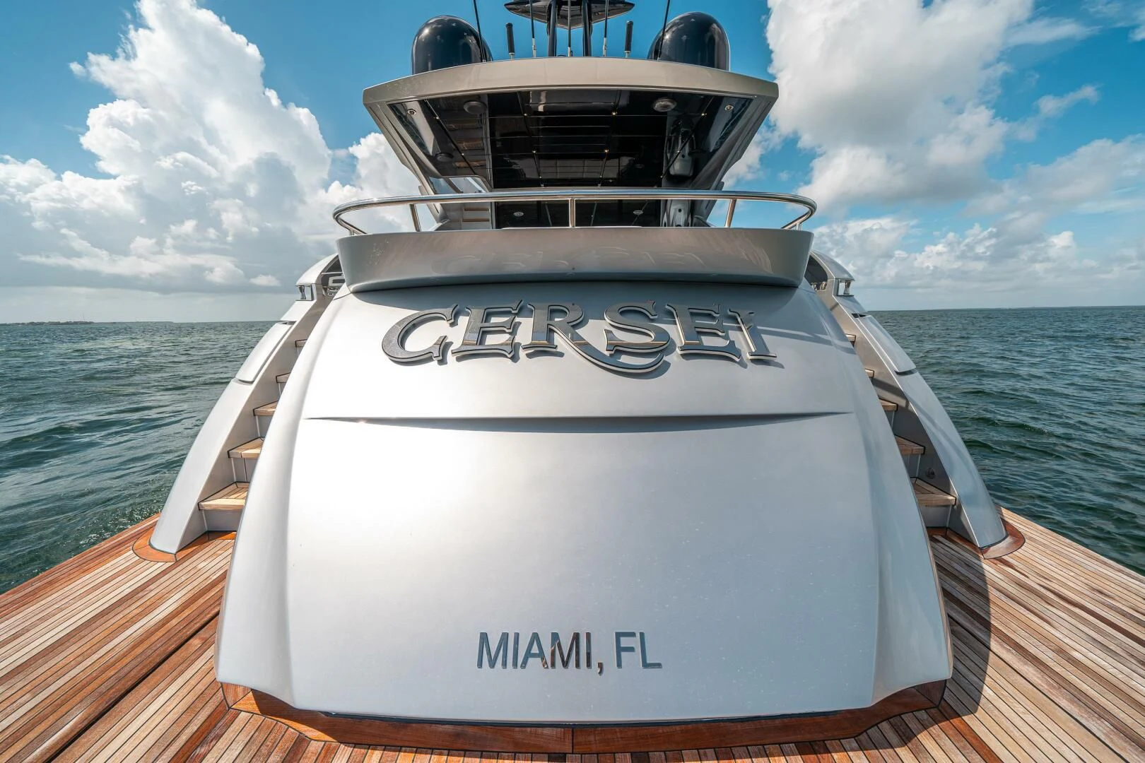 a boat on the water aboard CERSEI Yacht for Sale
