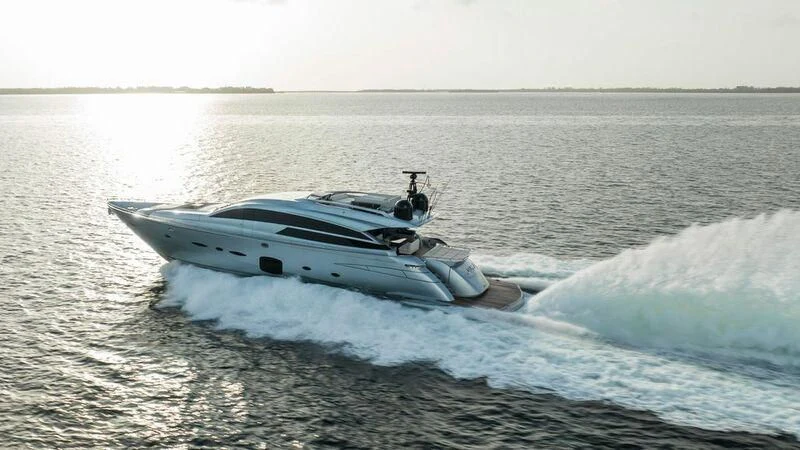 a boat in the water aboard CERSEI Yacht for Sale
