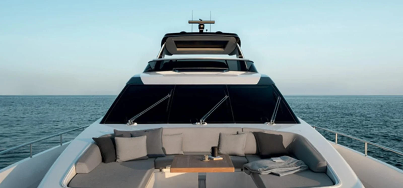 a boat on the water aboard SANLORENZO SX88/81 Yacht for Sale