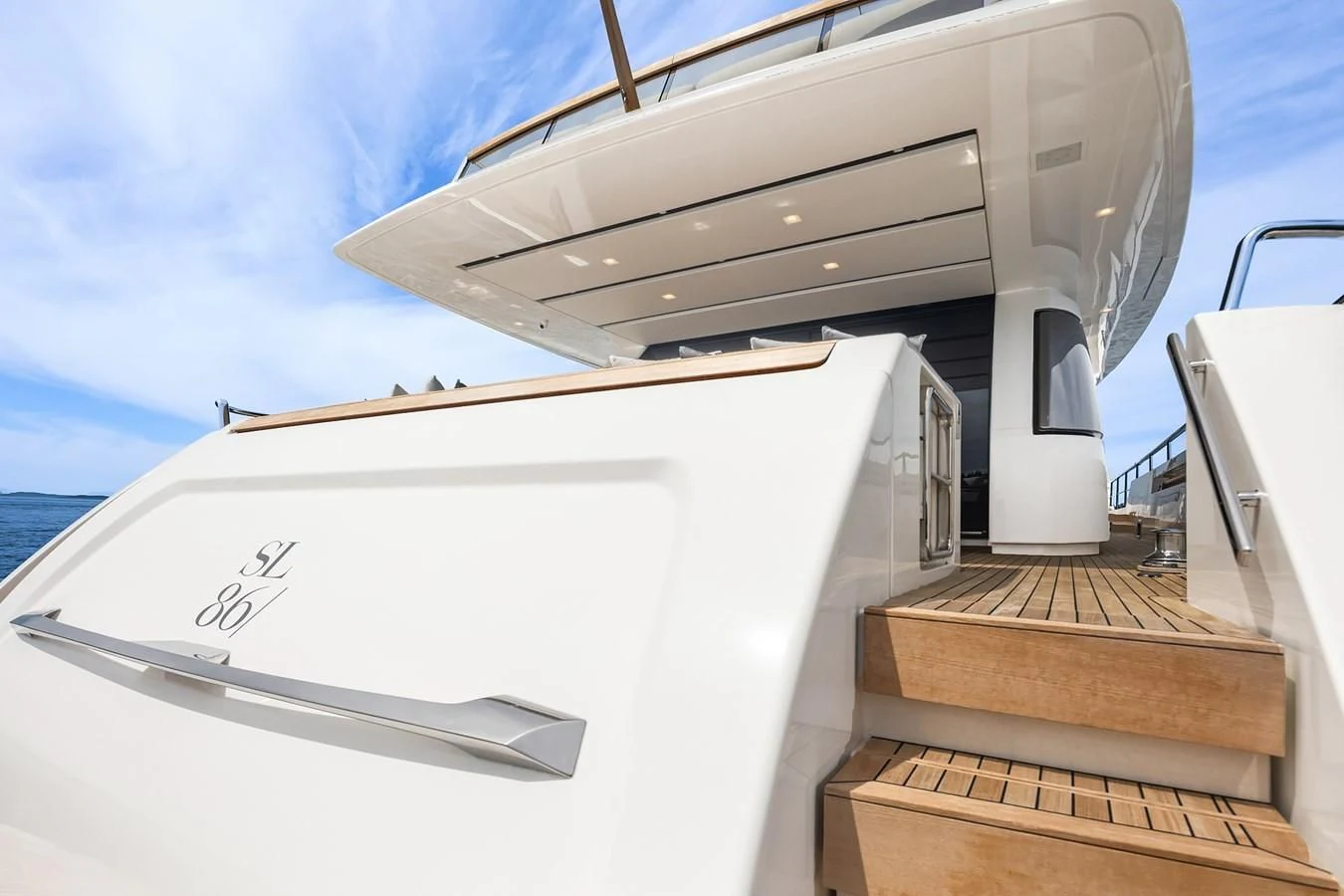 a boat on the water aboard SANLORENZO SX88/81 Yacht for Sale