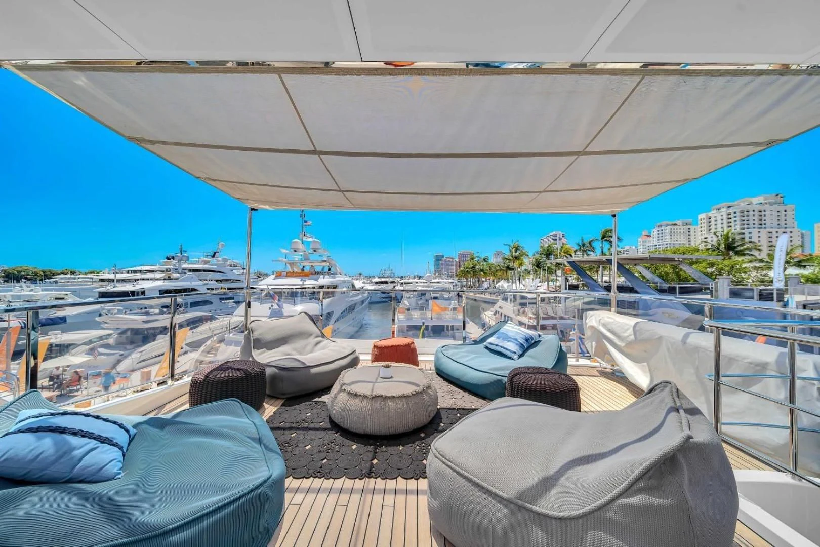 a boat on the water aboard AWAY Yacht for Charter