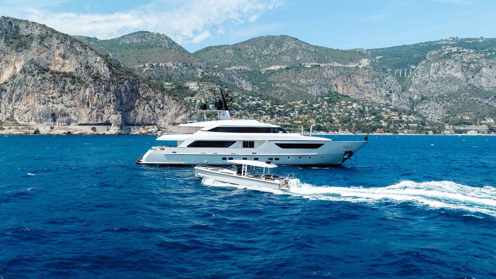 a boat on the water aboard AWAY Yacht for Charter