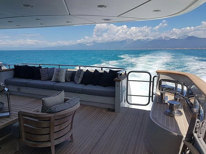 a boat on the water aboard AWAY Yacht for Charter