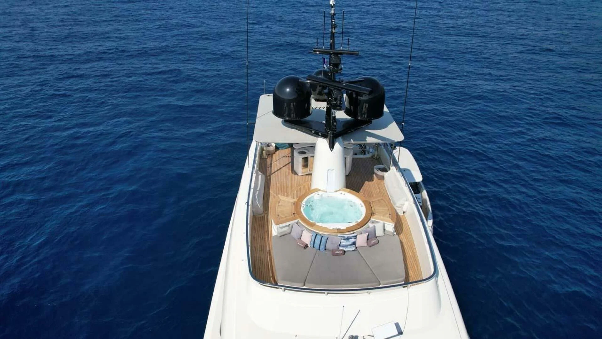 a boat in the water aboard AWAY Yacht for Charter
