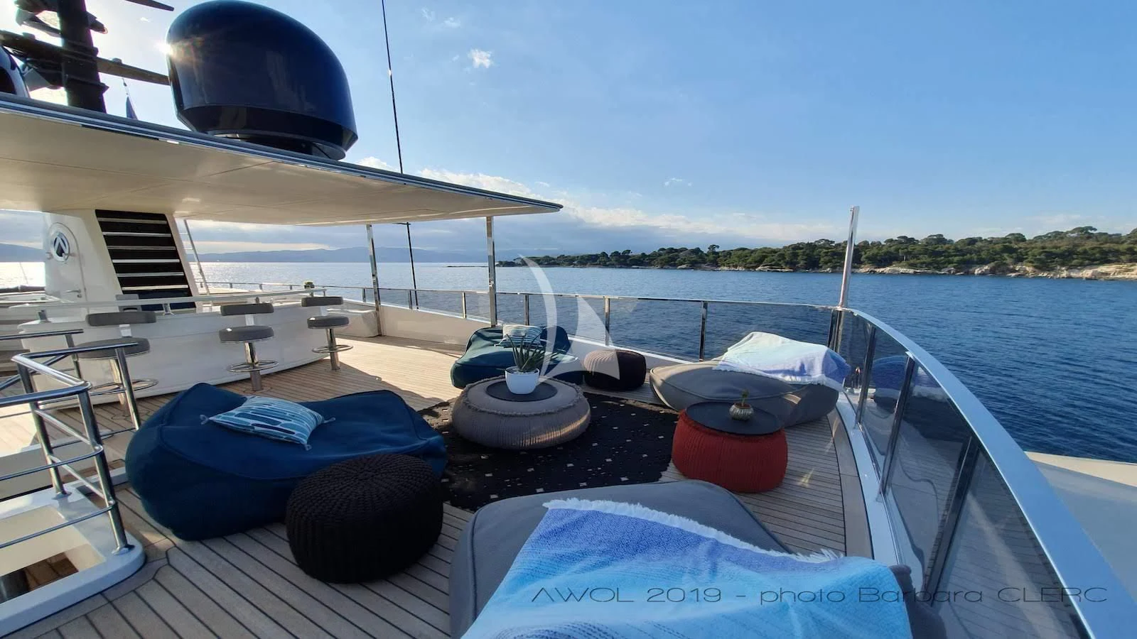 a boat on the water aboard AWAY Yacht for Charter