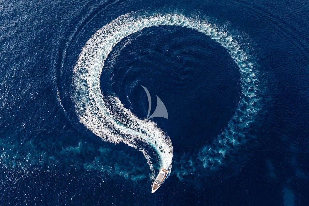 a satellite in space aboard AWAY Yacht for Charter