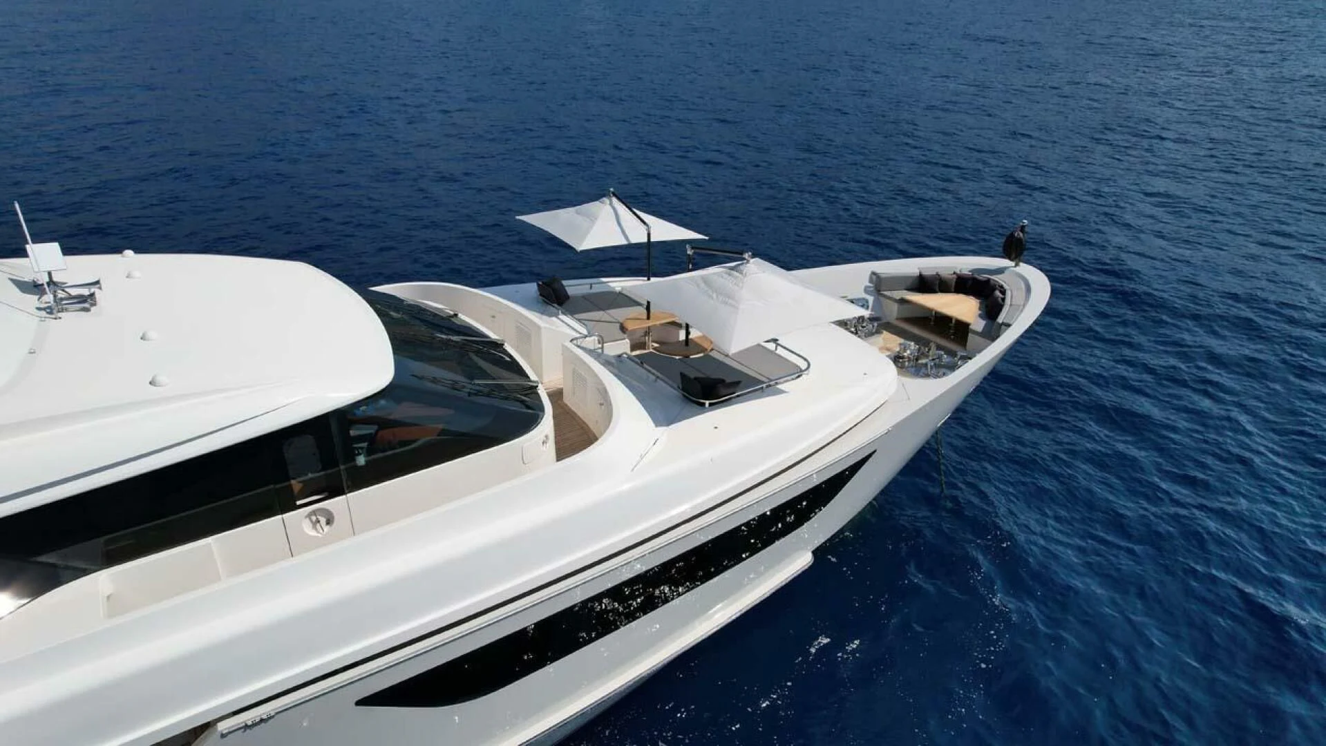 a boat on the water aboard AWAY Yacht for Charter