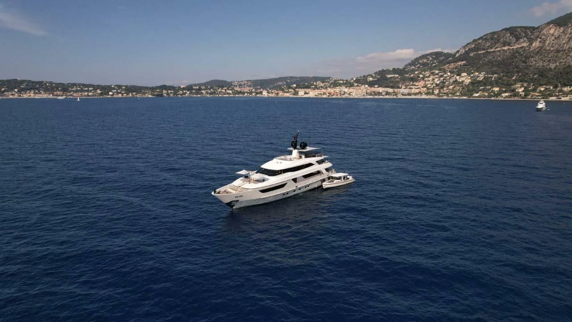 a boat in the water aboard AWAY Yacht for Charter