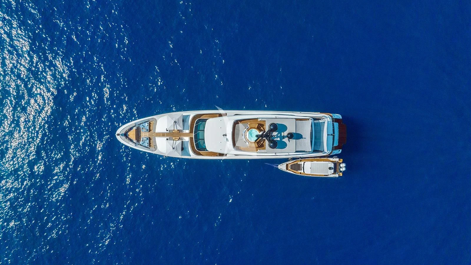 a space ship in space aboard AWAY Yacht for Charter