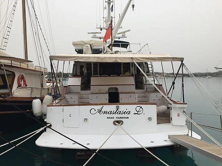 diagram, engineering drawing aboard ANASTASIA D Yacht for Sale