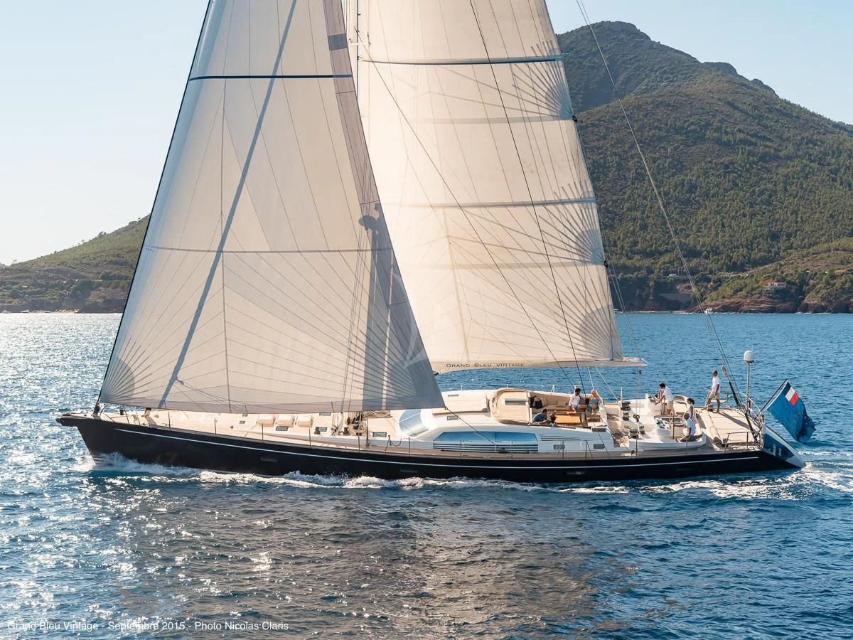 Watch Video for GRAND BLEU VINTAGE Yacht for Charter