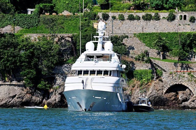 a boat on the water aboard HALCYON Yacht for Sale