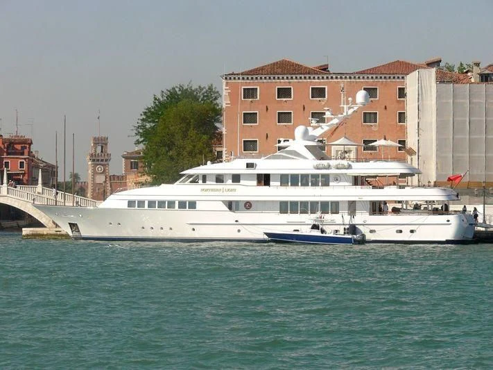 a boat in the water aboard HALCYON Yacht for Sale