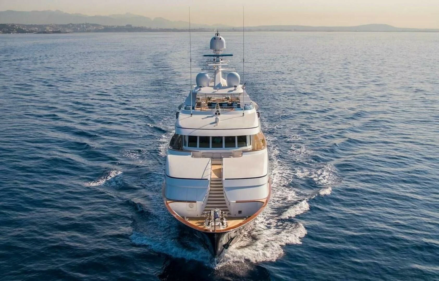 a boat on the water aboard HALCYON Yacht for Sale