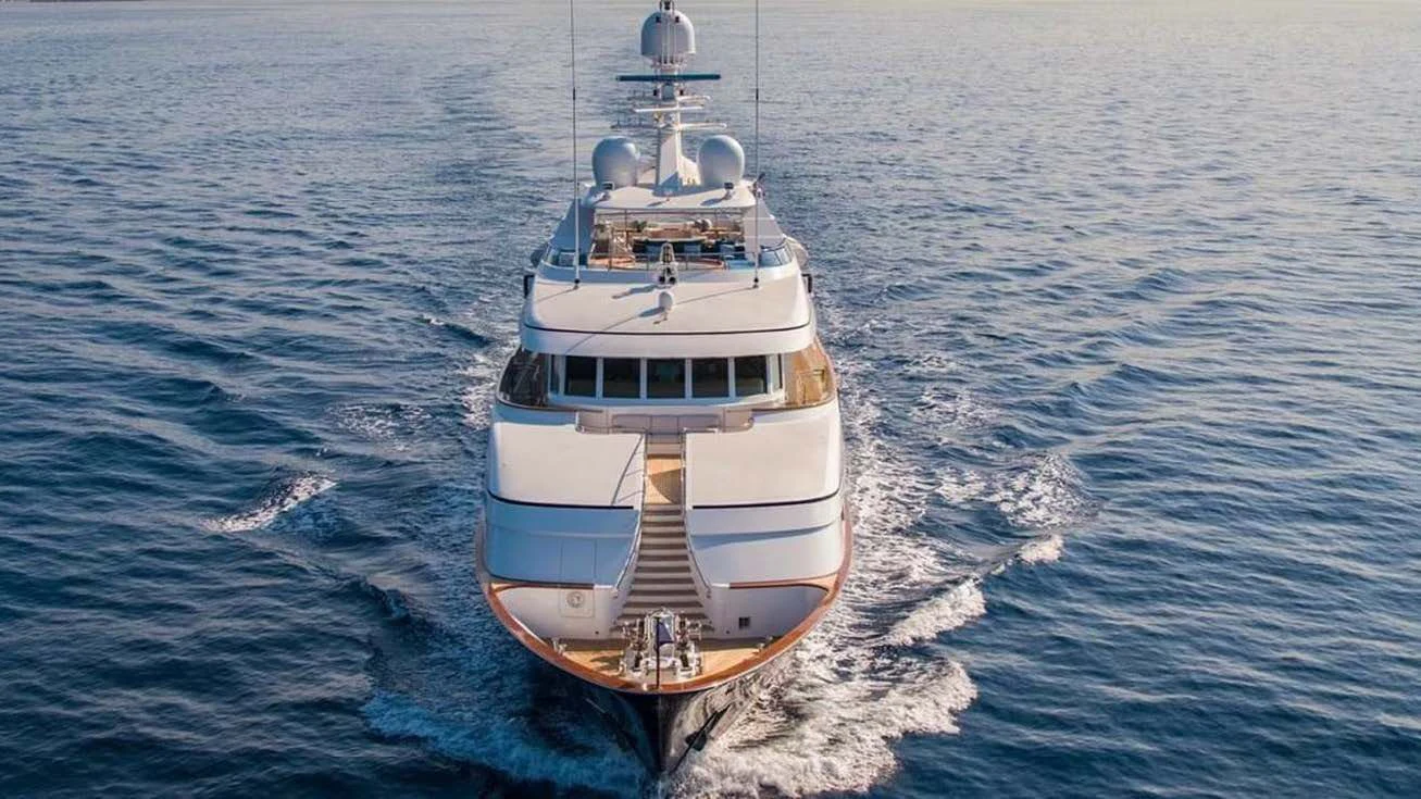 a boat on the water aboard HALCYON Yacht for Sale