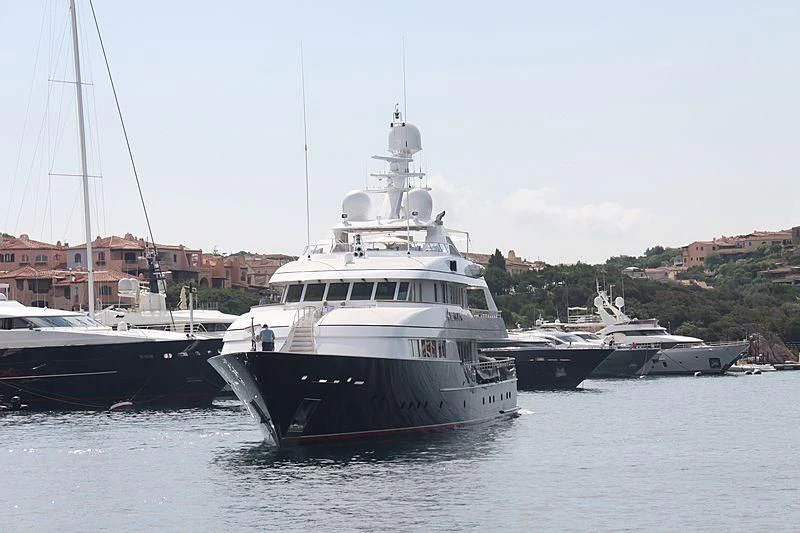 a boat in the water aboard HALCYON Yacht for Sale