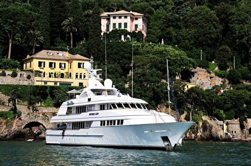 a boat in the water aboard HALCYON Yacht for Sale