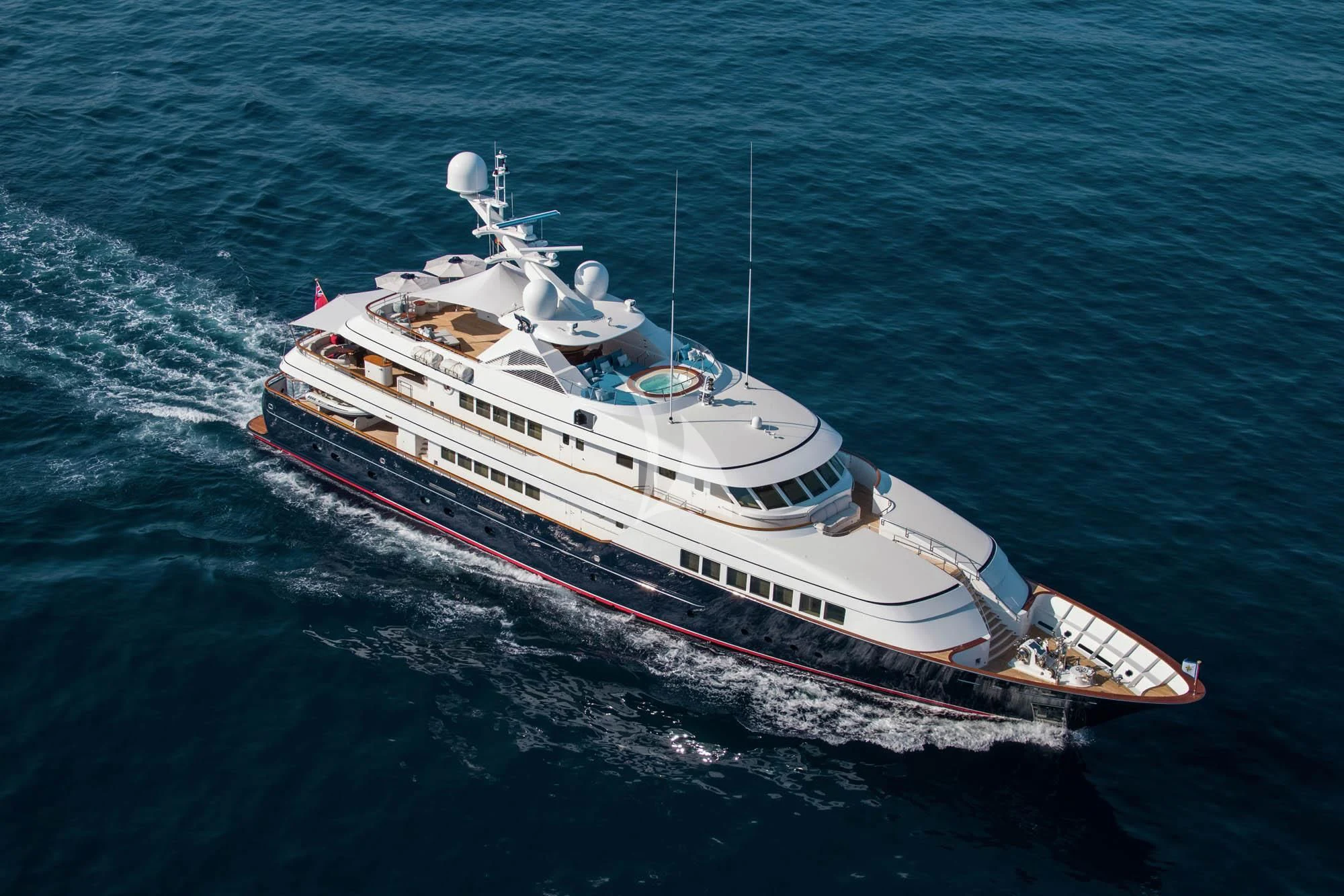 a boat in the water aboard HALCYON Yacht for Sale