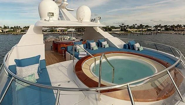 a boat on the water aboard HALCYON Yacht for Sale