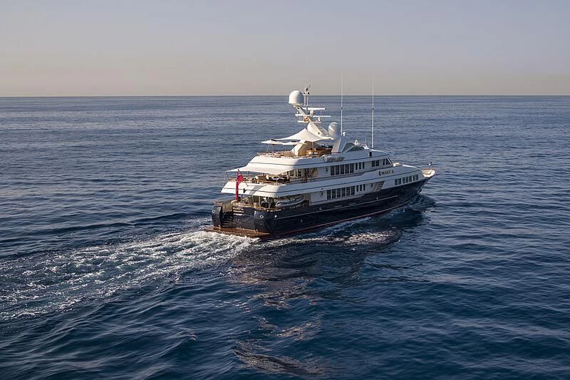 a boat in the water aboard HALCYON Yacht for Sale