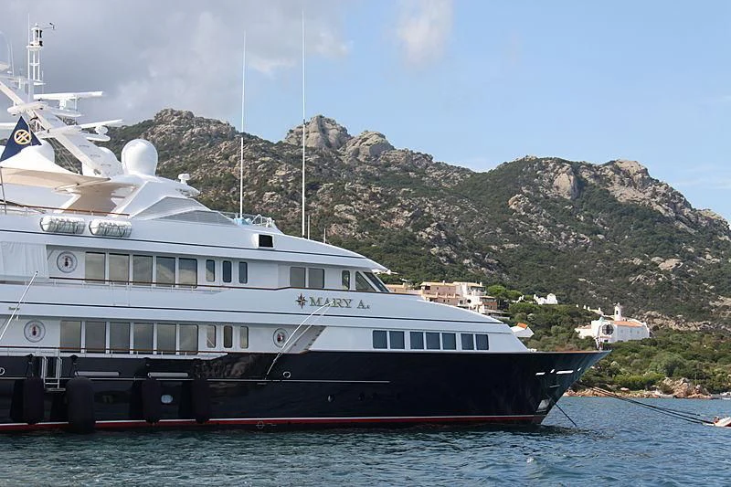 a boat on the water aboard HALCYON Yacht for Sale