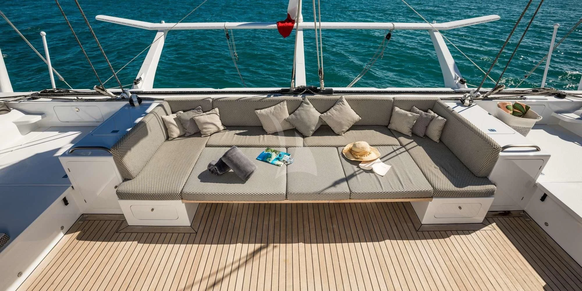 a boat on the water aboard MAGIC CAT Yacht for Sale