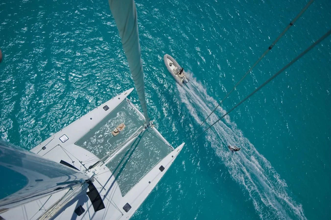 a group of boats in the water aboard MAGIC CAT Yacht for Sale