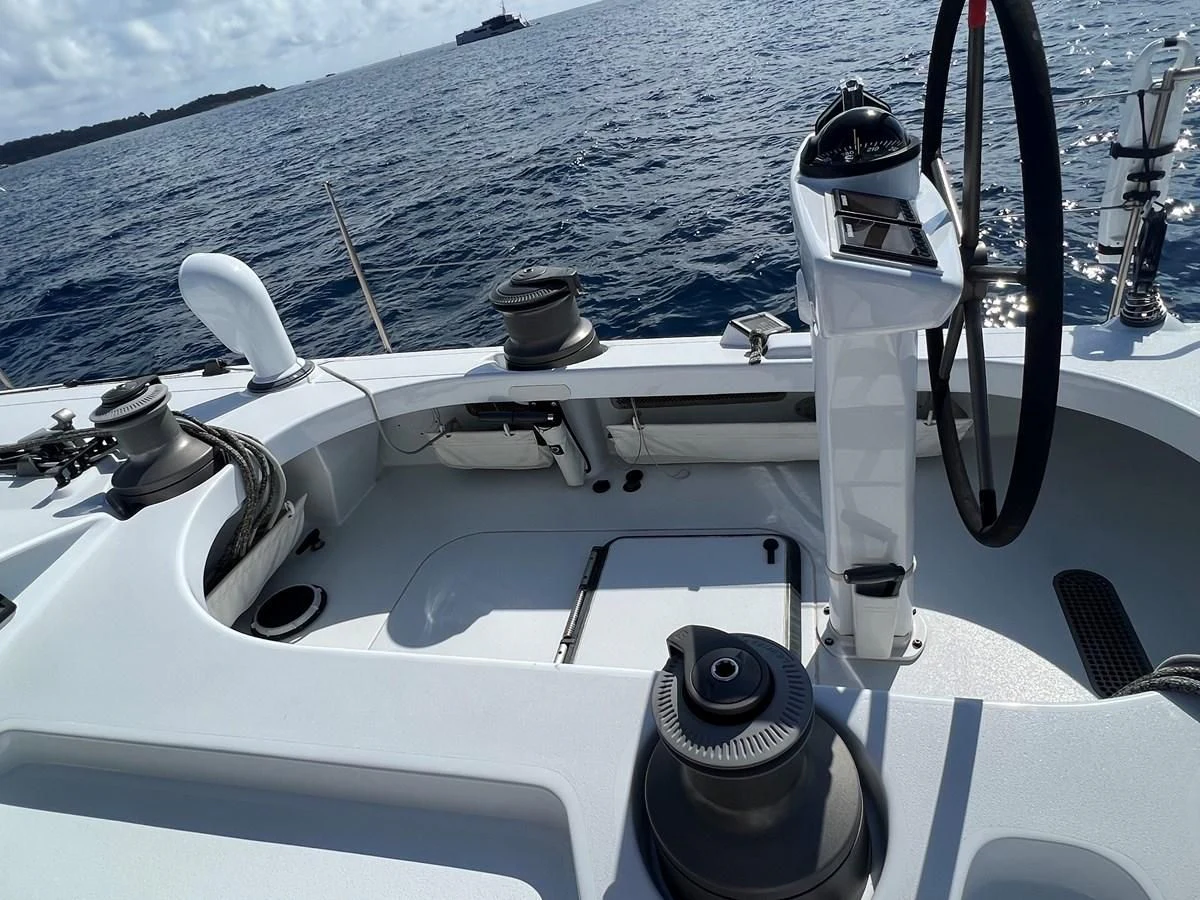 a boat on the water aboard MAGIC CAT Yacht for Sale