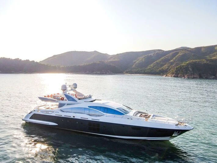 a boat on the water aboard YUZHOU Yacht for Sale