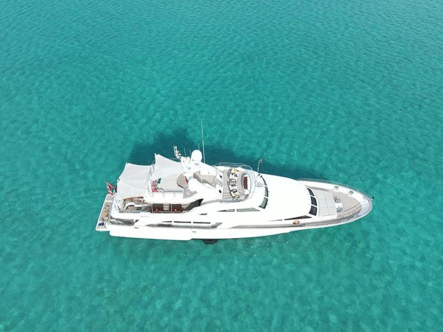 a white boat in the water aboard ARTEMIS Yacht for Sale