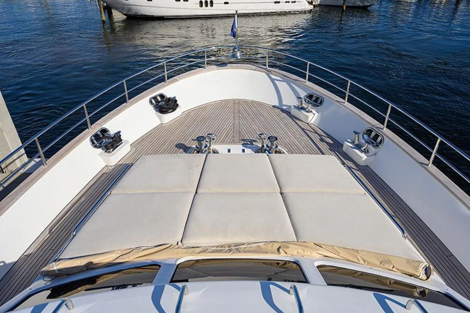 a boat on the water aboard ARTEMIS Yacht for Sale