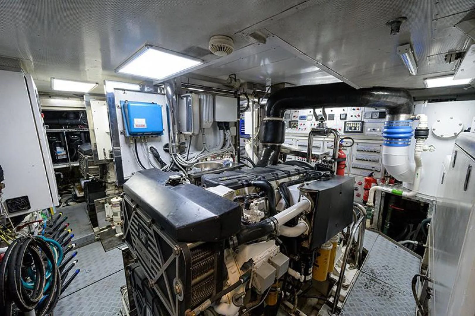 a room with machinery and equipment aboard ARTEMIS Yacht for Sale
