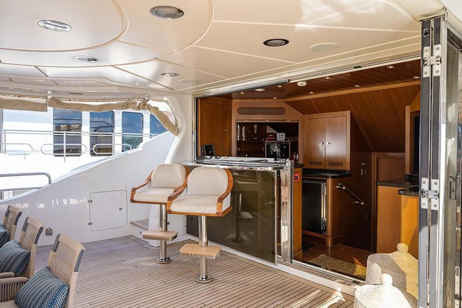 inside of a boat aboard ARTEMIS Yacht for Sale