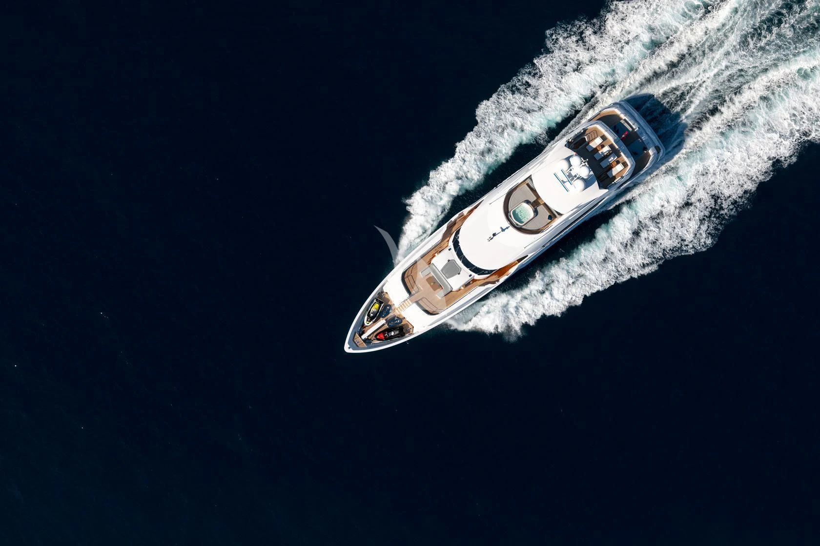 a satellite in space aboard ARADOS Yacht for Charter