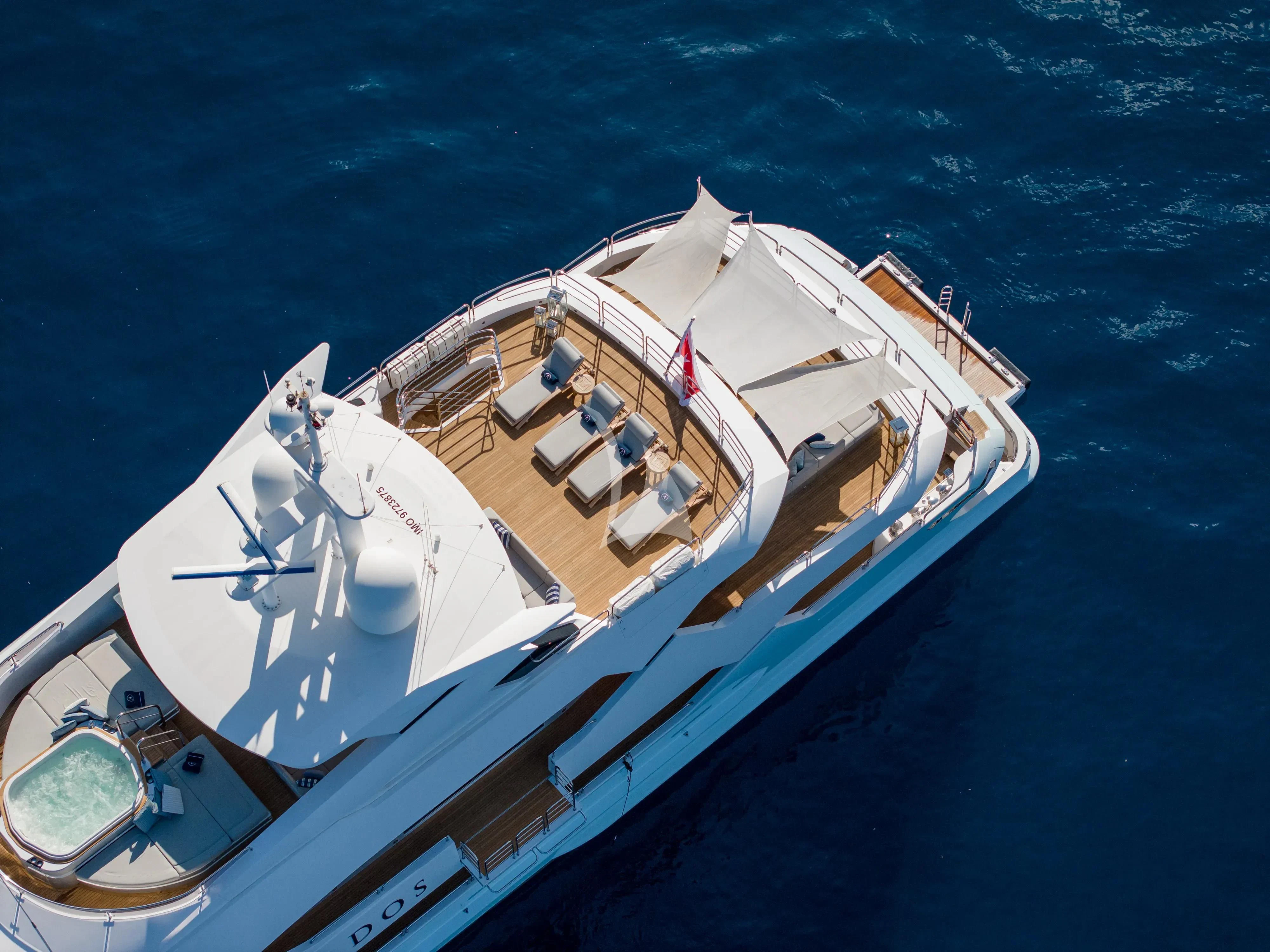 a boat in the water aboard ARADOS Yacht for Charter