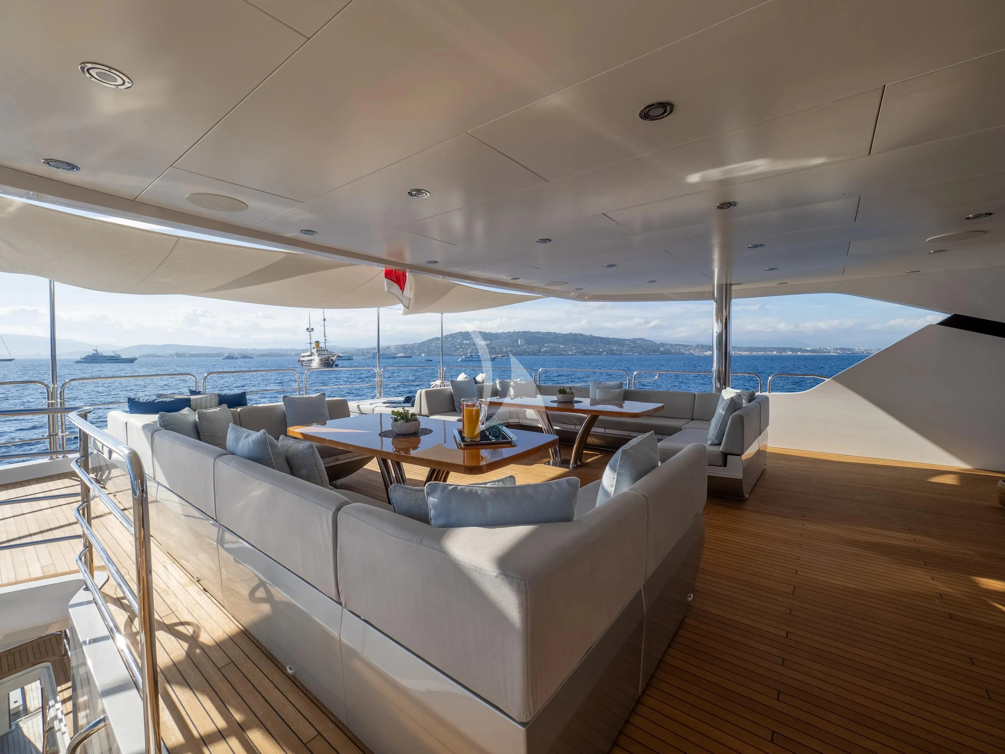 a boat on the water aboard ARADOS Yacht for Charter