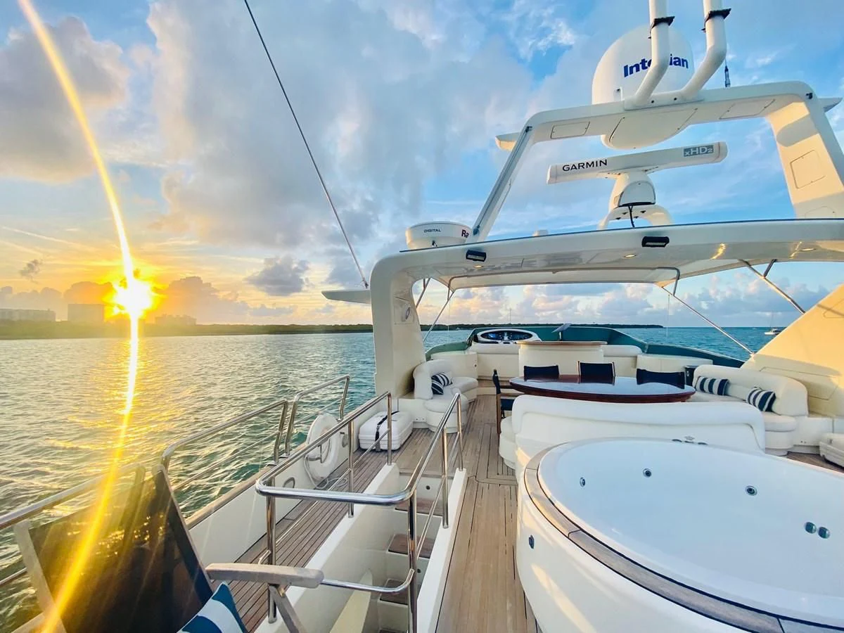 a boat on the water aboard REFLECTION Yacht for Sale