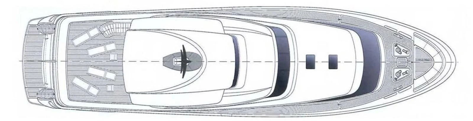 diagram aboard 2011 SANLORENZO SD92 FLYBRIDGE Yacht for Sale