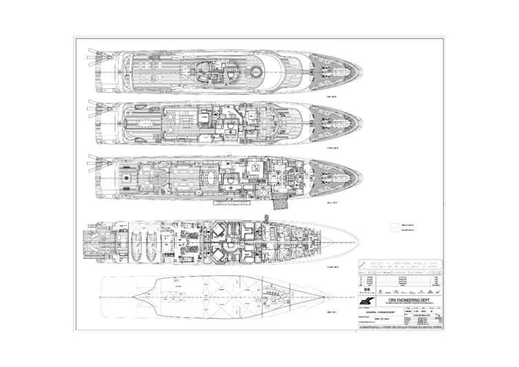 diagram aboard BEOL Yacht for Sale