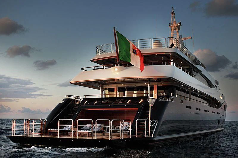 a large ship on the water aboard BEOL Yacht for Sale