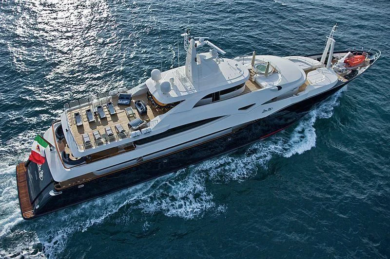 a ship on the water aboard BEOL Yacht for Sale
