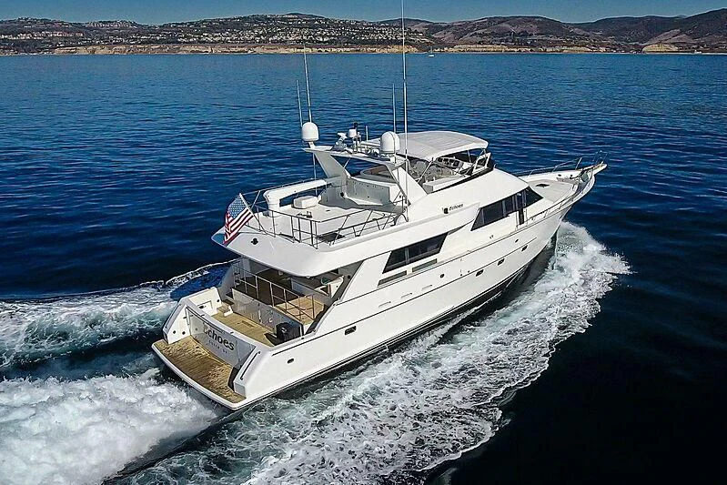 a boat on the water aboard ECHOES Yacht for Sale
