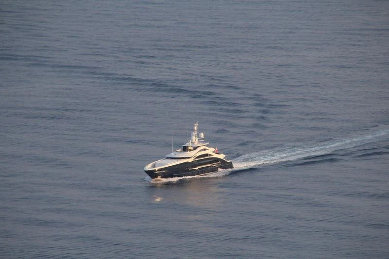 a boat on the water aboard JULIA Yacht for Sale