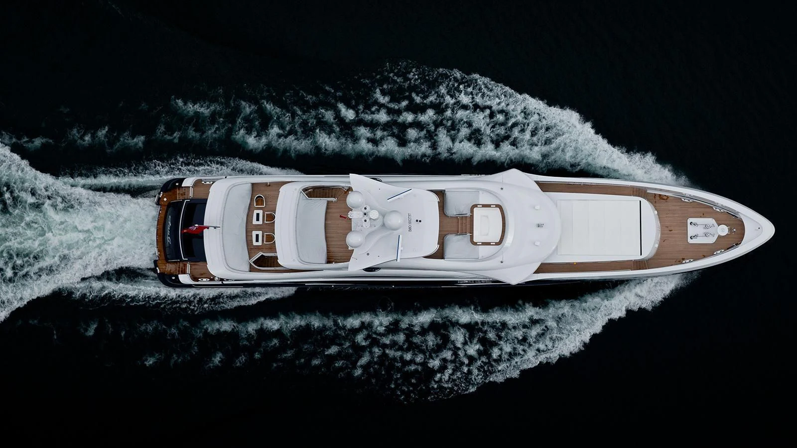 a space ship in space aboard JULIA Yacht for Sale