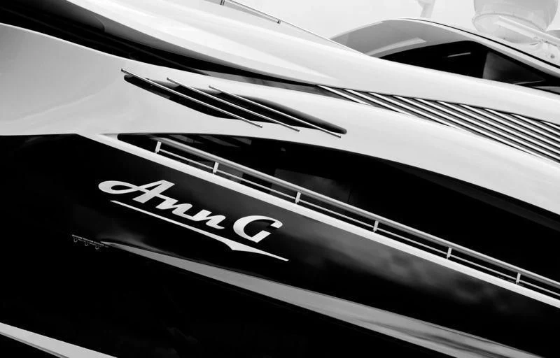 a close-up of a car aboard JULIA Yacht for Sale