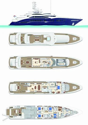 a couple of electronic devices aboard JULIA Yacht for Sale