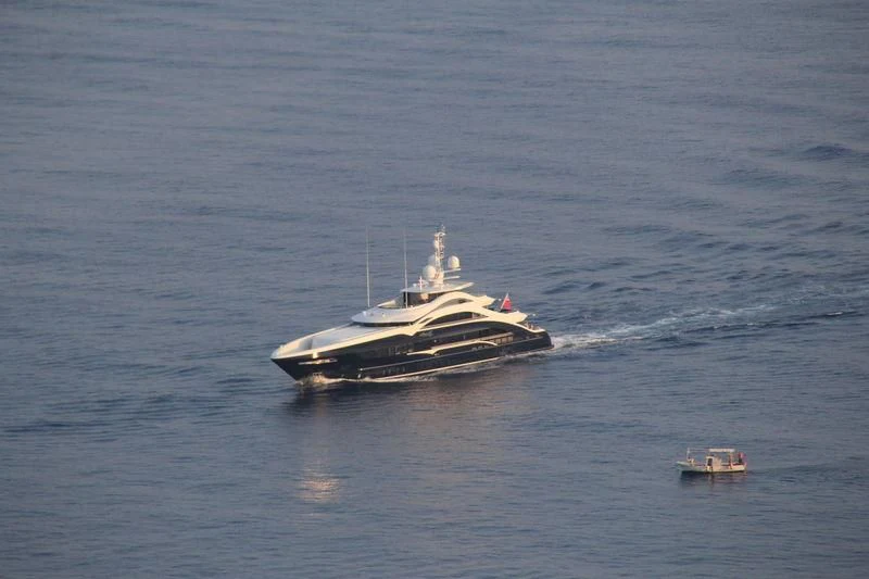 a boat on the water aboard JULIA Yacht for Sale