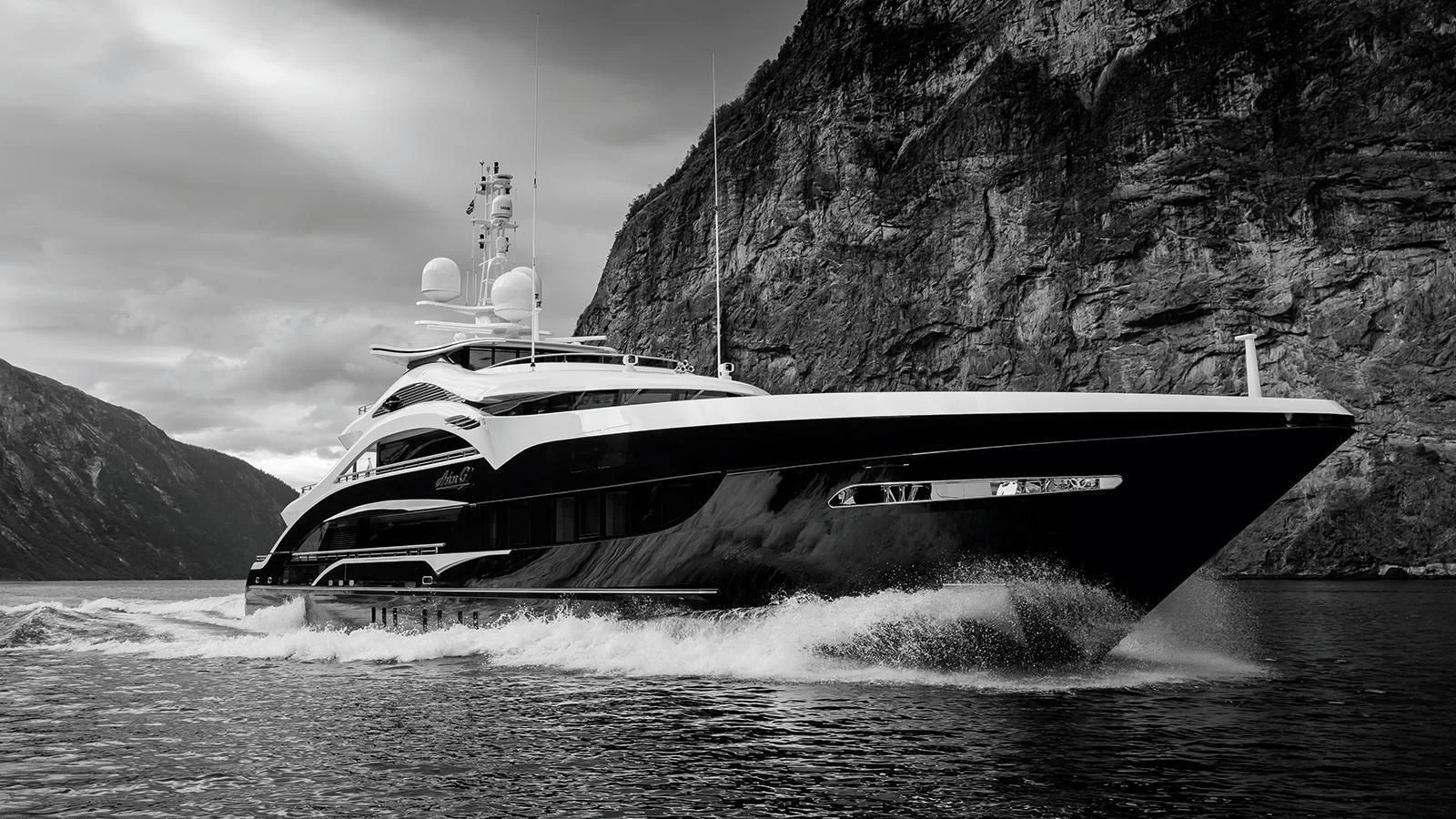 a boat on the water aboard JULIA Yacht for Sale